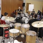 01.02.2023. Kielce. Targi Kielce. Warsztaty muzyczne „Master Class” w ramach „Muzycznej kuźni”. Na zdjęciu Michał Dąbrówka / Fot. Jarosław Kubalski - Radio Kielce