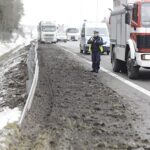 03.02.2023. Barcza. Wypadek na trasie S7 / Fot. Jarosław Kubalski – Radio Kielce