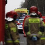 03.02.2023. Barcza. Wypadek na trasie S7 / Fot. Jarosław Kubalski – Radio Kielce