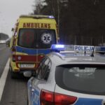 03.02.2023. Barcza. Wypadek na trasie S7 / Fot. Jarosław Kubalski – Radio Kielce