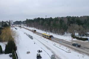 10.02.2023. Kielce. Przebudowa ulicy Wojska Polskiego / Fot. Jarosław Kubalski – Radio Kielce