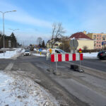 06.02.2023. Kielce. Przebudowa ul. Wojska Polskiego na odcinku od ronda Czwartaków do granicy miasta / Fot. Wiktor Taszłow - Radio Kielce