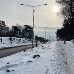 06.02.2023. Kielce. Przebudowa ul. Wojska Polskiego na odcinku od ronda Czwartaków do granicy miasta / Fot. Wiktor Taszłow - Radio Kielce