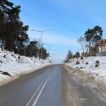 06.02.2023. Kielce. Przebudowa ul. Wojska Polskiego na odcinku od ronda Czwartaków do granicy miasta / Fot. Wiktor Taszłow - Radio Kielce