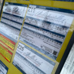 06.02.2023. Kielce. Tymczasowe rozkłady jazdy autobusów MPK Kielce wprowadzone w związku z nową organizacją ruchu na ulicy Wojska Polskiego / Fot. Wiktor Taszłow – Radio Kielce