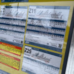 06.02.2023. Kielce. Tymczasowe rozkłady jazdy autobusów MPK Kielce wprowadzone w związku z nową organizacją ruchu na ulicy Wojska Polskiego / Fot. Wiktor Taszłow – Radio Kielce