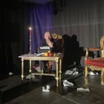 23.02.2023. Podzamcze. „Podwieczorek u Starostów”. Monodram „Bal u Salomona” Konstantego Ildefonsa Gałczyńskiego w wykonaniu Andrzeja Pieczyńskiego / Fot. Dorota Klusek - Radio Kielce