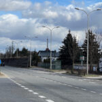 21.02.2023. Kielce. Ulica Krakowska. Miejsce, w którym ma zostać zainstalowany fotoradar / Fot. Wiktor Taszłow – Radio Kielce