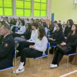 28.02.2023. Sandomierz. Odsłonięcie tablicy upamiętniającej członków młodzieżowej organizacji niepodległościowej „Młode Białe Orły” / Fot. Grażyna Szlęzak - Radio Kielce