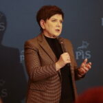 04.02.2023. Kielce. Spotkanie z politykami PiS. Na zdjęciu: europoseł Beata Szydło. / Fot. Wiktor Taszłow - Radio Kielce