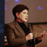 04.02.2023. Kielce. Spotkanie z politykami PiS. Na zdjęciu: europoseł Beata Szydło. / Fot. Wiktor Taszłow - Radio Kielce