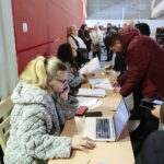 05.02.2023. Chęciny. Casting do filmu fabularnego / Fot. Wiktor Taszłow - Radio Kielce