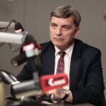 06.02.2023. Studio Polityczne Radia Kielce. Na zdjęciu: Andrzej Pruś - Prawo i Sprawiedliwość. / Fot. Wiktor Taszłow - Radio Kielce