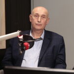 06.02.2023. Studio Polityczne Radia Kielce. Na zdjęciu: Janusz Nawrot - Solidarna Polska. / Fot. Wiktor Taszłow - Radio Kielce