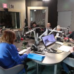 06.02.2023. Studio Polityczne Radia Kielce. / Fot. Wiktor Taszłow - Radio Kielce