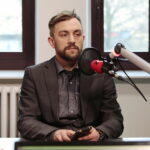 20.02.2023. Kielce. Studio Polityczne Radia Kielce. Na zdjęciu: Mateusz Iwan - Konfederacja / Fot. Wiktor Taszłow - Radio Kielce