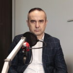 20.02.2023. Kielce. Studio Polityczne Radia Kielce. Na zdjęciu: Piotr Kisiel - Solidarna Polska / Fot. Wiktor Taszłow - Radio Kielce