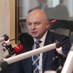 20.02.2023. Kielce. Studio Polityczne Radia Kielce. Na zdjęciu: Rafał Nowak - PiS / Fot. Wiktor Taszłow - Radio Kielce