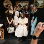 24.02.2023. Kielce. Aktorka Anna Dymna w Zespole Państwowych Szkół Plastycznych im. J. Szermentowskiego / Fot. Wiktor Taszłow – Radio Kielce