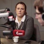 27.02.2023. Studio Polityczne Radia Kielce. Na zdjęciu Katarzyna Czech-Kruczek - Platforma Obywatelska. / Fot. Wiktor Taszłow - Radio Kielce
