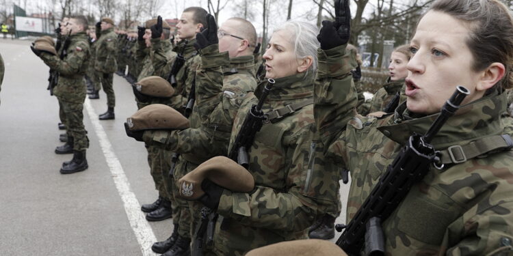 12.02.2023 Kielce. Przysięga żołnierzy Wojsk Obrony Terytorialnej / Fot. Jarosław Kubalski - Radio Kielce