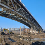 Sandomierz. Budowa mostu nad Wisłą / źródło: GDDKiA