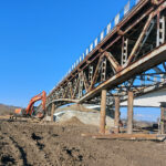 Sandomierz. Budowa mostu nad Wisłą / źródło: GDDKiA