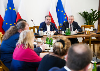 Wicepremier Henryk Kowalczyk podczas wypowiedzi / Fot. MRiRW