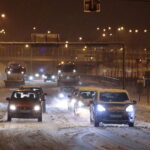 03.02.2023. Kielce. Sytuacja na drogach. / Fot. Wiktor Taszłow - Radio Kielce