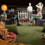 Poczytalnia TV. Na zdjęciu: Jakub Zając, autor książki „Anna i Pan B.” i Anna Roży, prowadząca program „Poczytalnia TV” / Fot. TVP3 Kielce