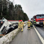 03.02.2023. Barcza. Wypadek na trasie S7 / Fot. PSP w Kielcach
