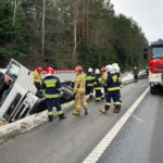 03.02.2023. Barcza. Wypadek na trasie S7 / Fot. PSP w Kielcach