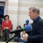 Jan Englert spotkał się z kielecką publicznością - Radio Kielce 21.02.2023. Kielce. Spotkanie z Janem Englertem. / Fot. Piotr Kwaśniewski - Radio Kielce