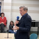 Jan Englert spotkał się z kielecką publicznością - Radio Kielce 21.02.2023. Kielce. Spotkanie z Janem Englertem. / Fot. Piotr Kwaśniewski - Radio Kielce