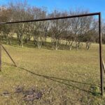 Zniszczone boiska straszą w kieleckim parku - Radio Kielce 22.02.2023. Kielce. Boisko w parku im. Adolfa Dygasińskiego / Fot. Daniel Czwartosz - Radio Kielce