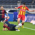 18.03.2022. Szczecin. Mecz 25. kolejki PKO Ekstraklasy: Pogoń Szczecin - Korona Kielce / Fot. Marcin Bielecki - PAP