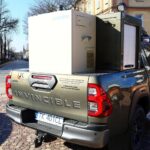 07.03.2023. Kielce. Nowy ambulans badawczy UJK wyposażony w unikalny sprzęt badawczy służący pomiarom zanieczyszczeń powietrza / Fot. Uniwersytet Jana Kochanowskiego w Kielcach - Facebook