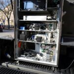 07.03.2023. Kielce. Nowy ambulans badawczy UJK wyposażony w unikalny sprzęt badawczy służący pomiarom zanieczyszczeń powietrza / Fot. Uniwersytet Jana Kochanowskiego w Kielcach - Facebook