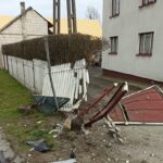 22.03.2023. Chroberz. Wypadek / Fot. KP PSP Pińczów