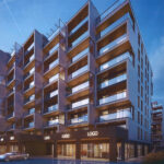 Wizualizacja wielorodzinnego budynku mieszkalnego z usługami i garażem podziemnym przy ul. Zbożowej w Kielcach / źródło: TRUST INVESTMENT S.A.