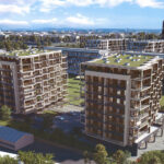 Wizualizacja wielorodzinnego budynku mieszkalnego z usługami i garażem podziemnym przy ul. Zbożowej w Kielcach / źródło: TRUST INVESTMENT S.A.