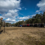 12.03.2023. Kielce. V Mistrzostwa Wojsk Obrony Terytorialnej w biegach przełajowych. / Fot. ŚBOT