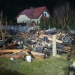 05.03.2023. Przełom. Pożar domu jednorodzinnego / źródło: KM PSP Kielce
