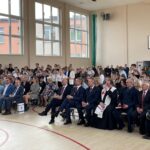 Dzieci z gminy Nagłowice będą korzystać z nowej hali sportowej - Radio Kielce 20.03.2023. Warzyn Pierwszy. Otwarcie nowej hali sportowej przy Zespole Placówek Oświatowych w Warzynie Pierwszym / Fot. Daniel Czwartosz - Radio Kielce