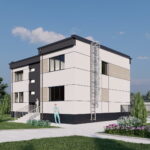 Stępocice. Wizualizacja budynku ośrodka zdrowia. / Źródło: UMiG w Działoszycach