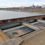Sandomierz. Remont mostu nad Wisłą / źródło: GDDKiA