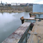 Sandomierz. Remont mostu nad Wisłą / źródło: GDDKiA