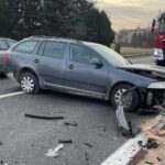 23.03.2023. Kostomłoty Drugie. Wypadek / źródło: Kielce i Okolice Wypadki i Kolizje - Facebook