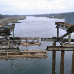 Sandomierz. Remont mostu nad Wisłą / źródło: GDDKiA