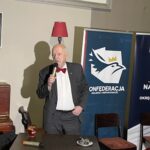 23.03.2023. Kielce. Konferencja Konfederacji. Na zdjęciu: Janusz Korwin-Mikke / Fot. Michał Kita - Radio Kielce